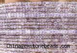 CCU1601 15 inches 2.5mm faceted cube lavender amethyst beads