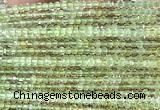 CCU1608 15 inches 2.5mm faceted cube prehnite gemstone beads