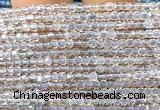 CCU1619 15 inches 2.5mm faceted cube topaz quartz beads
