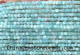CCU1690 15 inches 2.5mm faceted cube amazonite gemstone beads