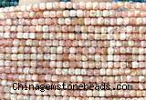 CCU1723 15 inches 2.5mm faceted cube rhodochrosite gemstone beads