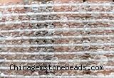 CCU1800 15 inches 4mm faceted cube white crystal beads