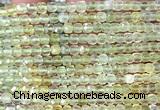 CCU1815 15 inches 4mm faceted cube prehnite gemstone beads
