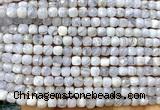 CCU1885 15 inches 4mm faceted cube blue lace agate beads