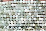 CCU1892 15 inches 4mm faceted cube New jade beads wholesale