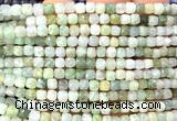 CCU1896 15 inches 4mm faceted cube jade gemstone beads
