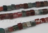 CCU26 15.5 inches 5*5mm cube Indian agate beads wholesale