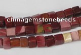 CCU35 15.5 inches 5*5mm cube mookaite beads wholesale