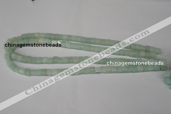 CCU40 15.5 inches 6*6mm cube amazonite beads wholesale