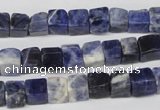 CCU43 15.5 inches 6*6mm cube sodalite gemstone beads wholesale