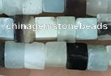 CCU460 15.5 inches 4*4mm cube amazonite beads wholesale
