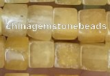 CCU480 15.5 inches 6*6mm cube yellow aventurine beads wholesale