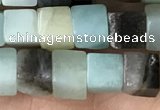 CCU486 15.5 inches 6*6mm cube amazonite beads wholesale