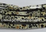 CCU511 15.5 inches 4*13mm cuboid dalmatian jasper beads wholesale