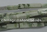 CCU519 15.5 inches 4*13mm cuboid peace stone beads wholesale