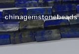 CCU721 15.5 inches 4*13mm cuboid lapis lazuli beads wholesale