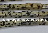 CCU739 15.5 inches 4*13mm cuboid dalmatian jasper beads wholesale