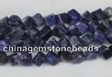 CCU90 15.5 inches 4*4mm cube sodalite gemstone beads wholesale