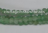 CCU91 15.5 inches 4*4mm cube green aventurine beads wholesale