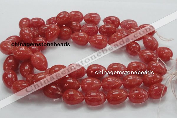 CCY02 15.5 inches 15*20mm teardrop cherry quartz beads wholesale