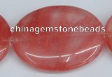 CCY161 15.5 inches 35*45mm oval cherry quartz beads wholesale