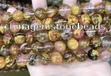 CCY644 15.5 inches 12mm round volcano cherry quartz beads