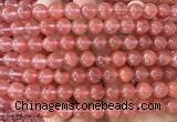 CCY682 15 inches 8mm round cherry quartz beads wholesale