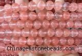 CCY683 15 inches 10mm round cherry quartz beads wholesale