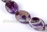 CDA02 15*20mm oval dogtooth amethyst quartz beads Wholesale