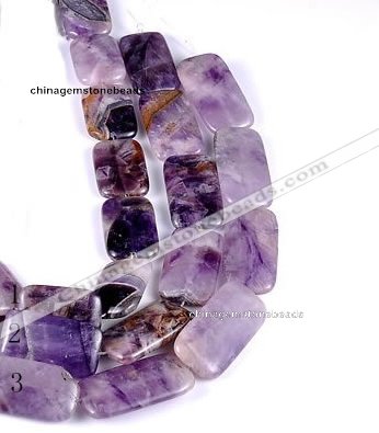 CDA04 Rectangle dogtooth amethyst quartz beads Wholesale