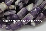 CDA05 15.5 inches 8*12mm rectangle dogtooth amethyst quartz beads