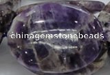 CDA12 15.5 inches 35*50mm oval dogtooth amethyst quartz beads