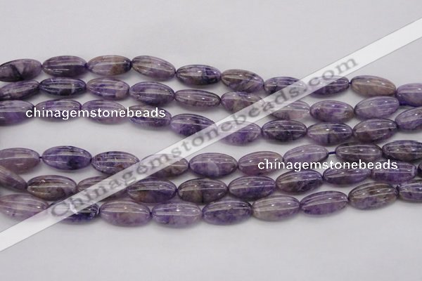 CDA301 15.5 inches 9*18mm oval dyed dogtooth amethyst beads