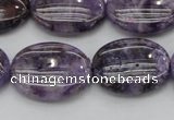 CDA302 15.5 inches 18*25mm oval dyed dogtooth amethyst beads