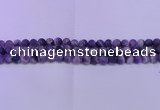 CDA350 15.5 inches 4mm round matte dogtooth amethyst beads