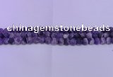 CDA352 15.5 inches 8mm round matte dogtooth amethyst beads