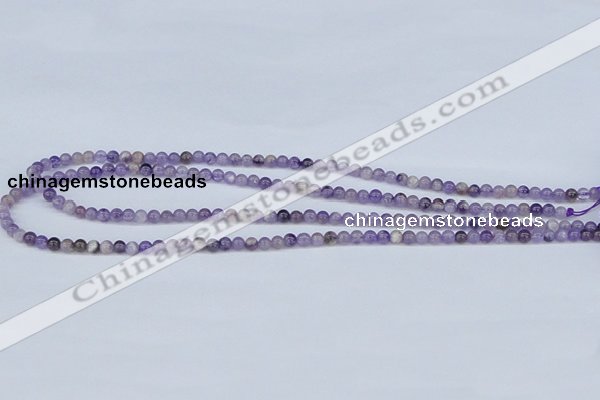 CDA50 15.5 inches 4mm round dogtooth amethyst beads wholesale