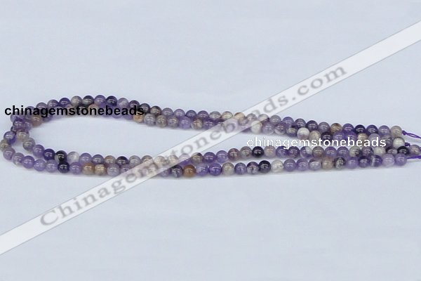 CDA51 15.5 inches 6mm round dogtooth amethyst beads wholesale