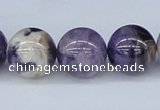 CDA56 15.5 inches 16mm round dogtooth amethyst beads wholesale