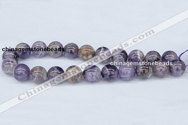 CDA57 15.5 inches 18mm round dogtooth amethyst beads wholesale