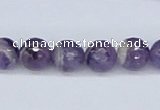 CDA60 15.5 inches 10mm faceted round dogtooth amethyst beads