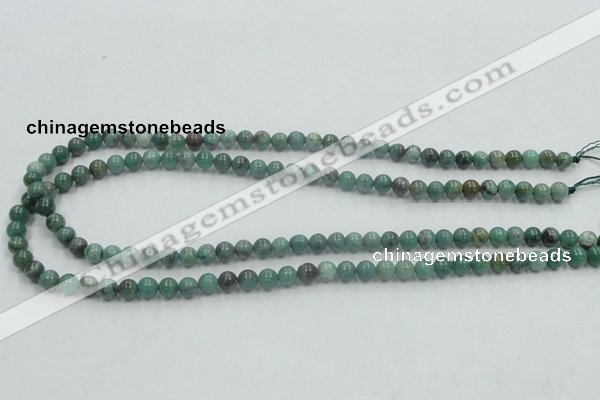 CDB01 15.5 inches 6mm round natural new dragon blood jasper beads