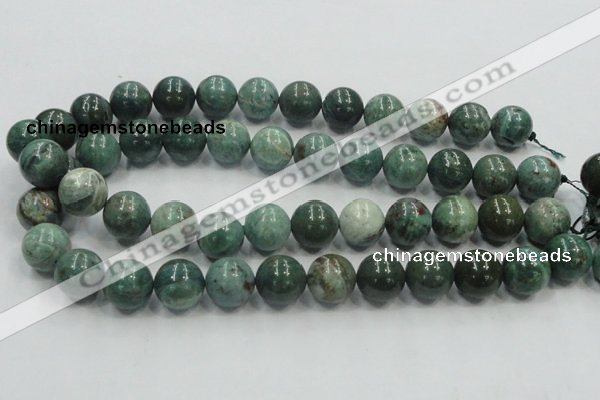 CDB03 15.5 inches 16mm round natural new dragon blood jasper beads