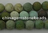 CDB102 15.5 inches 8mm round matte New dragon blood jasper beads