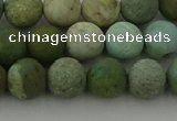 CDB103 15.5 inches 10mm round matte New dragon blood jasper beads