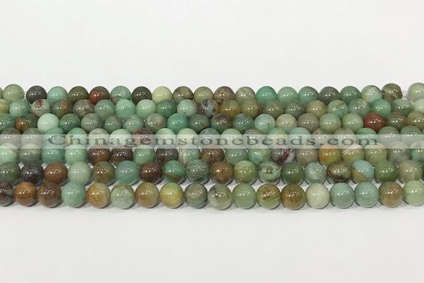 CDB107 15 inches 6mm round new dragon blood jasper beads