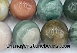 CDB112 15 inches 10mm round new dragon blood jasper beads