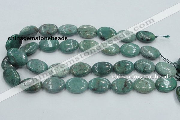 CDB20 15.5 inches 18*25mm oval natural new dragon blood jasper beads