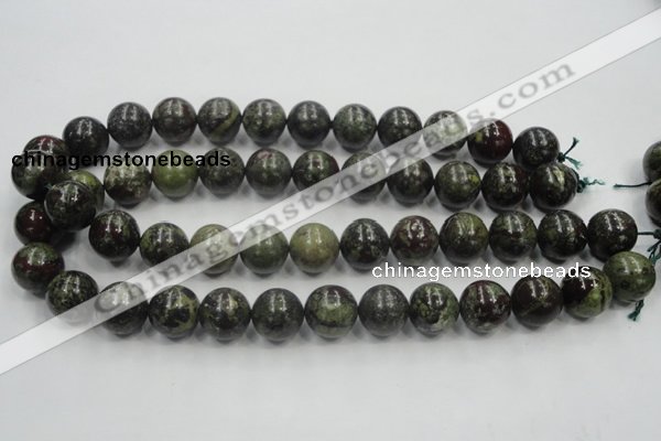 CDB200 15.5 inches 16mm round natural dragon blood jasper beads