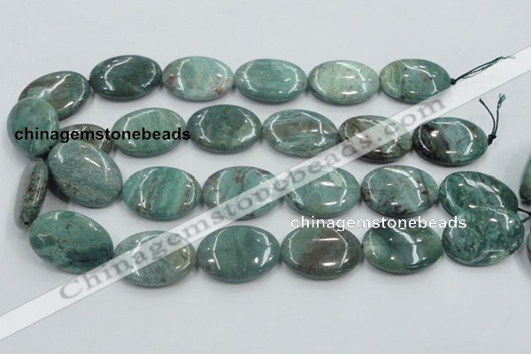 CDB21 15.5 inches 22*30mm oval natural new dragon blood jasper beads